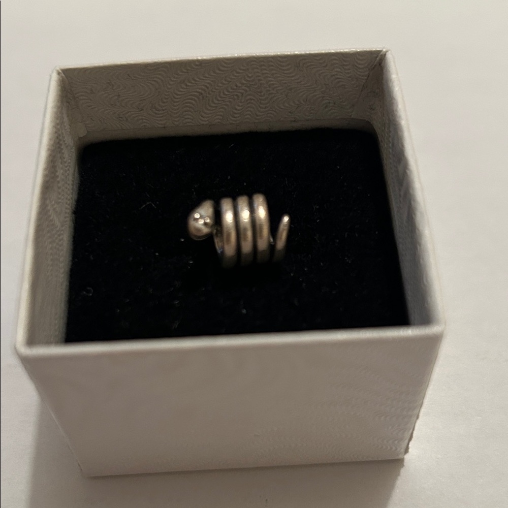 Pandora Silver Spiral Ring